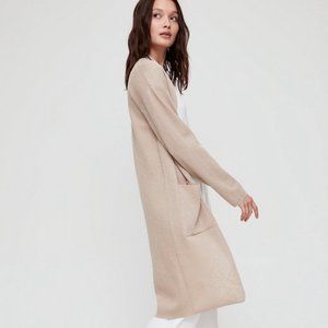 Babaton/Aritzia Lance Cardigan Flawed Olive Beige